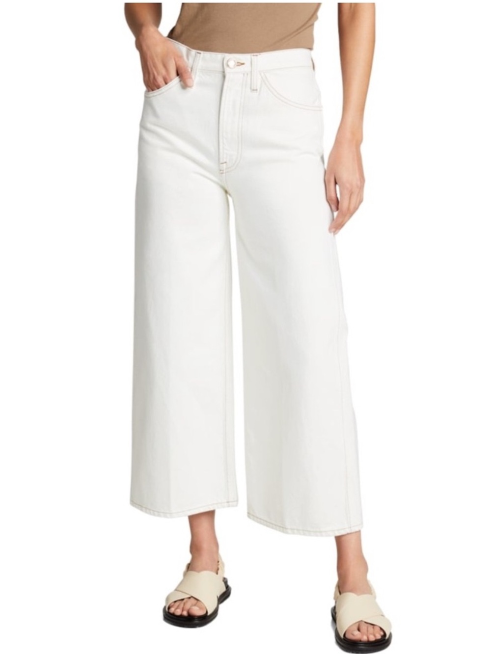 Frame Le Italien Wide Crop Jeans - Picture 2 of 8